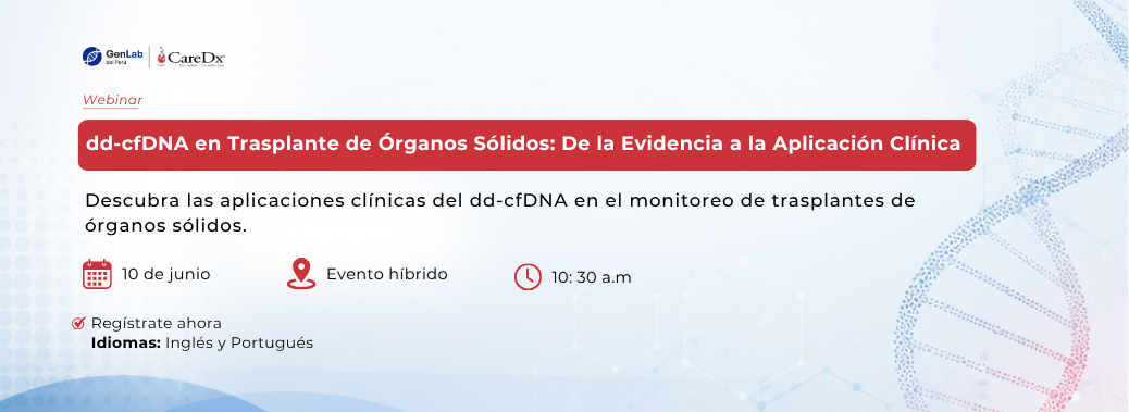 dd-cfDNA en Trasplante de Órganos Sólidos De la Evidencia a la Aplicación Clínica